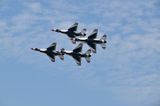 U.S. Air Force Thunderbirds (Photo credit Patrick L. Pyszka, City of Chicago)